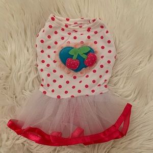 Small dog tutu dress